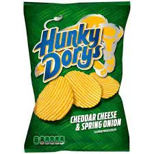 Hunky Dory's cheese and onion box. (50 packs)