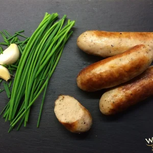 Pork and leek sausages - 5kg box